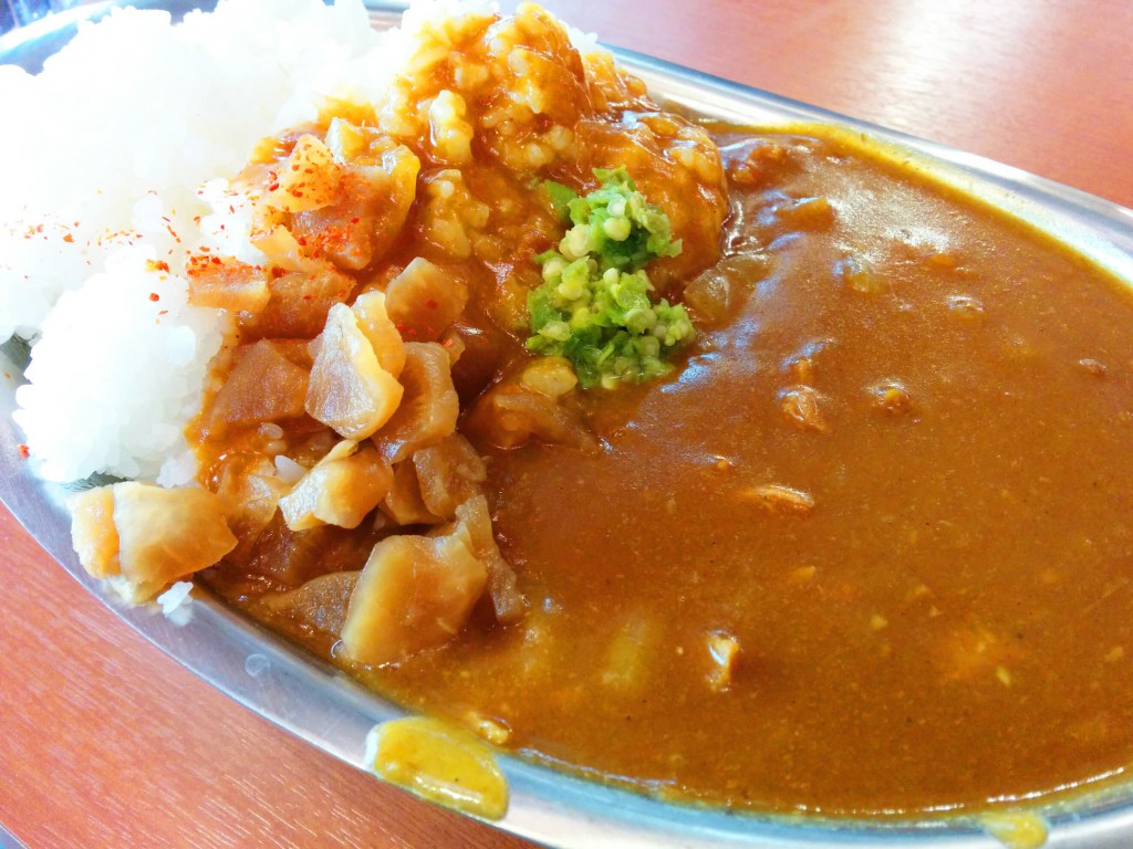 Kabuto-cho Nihonbashi 500 yen Curry and Hashed Beef Motsu-Sen