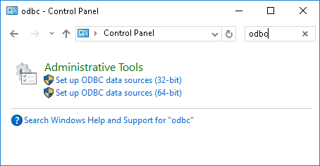 Windows: PostgreSQL の ODBC を設定する