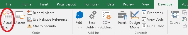 Excel: Prepare to Connect to the Database from VBA